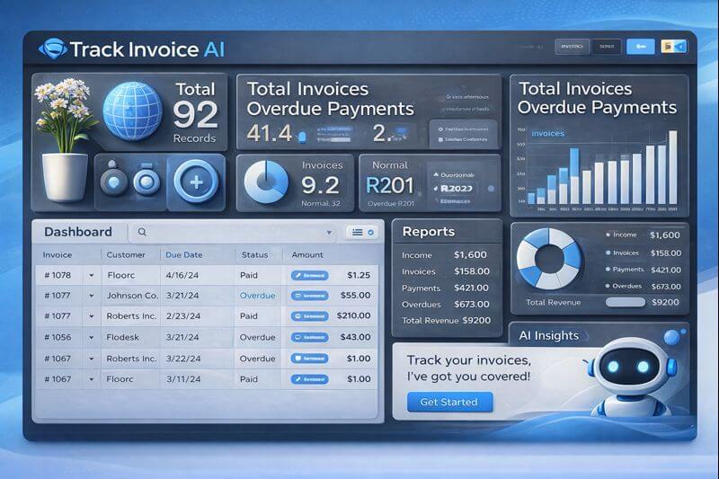 TrackInvoiceAI Dashboard
